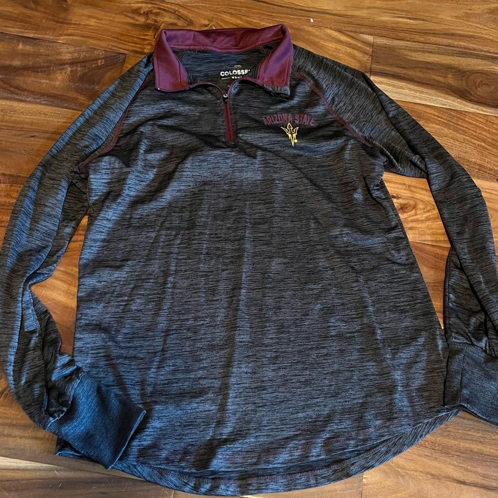 Womens Arizona state Colosseum zip long sleeve size large (1095)